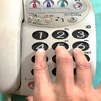 電話のボタン画像